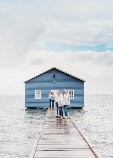 20180526-20180526-DSC_5652 Family of 5 on the jetty of the Crawley Boat Shed with family photographer Perth