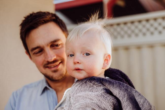 20180708-DSC_7320 Father and son during an in-home family photography Perth session