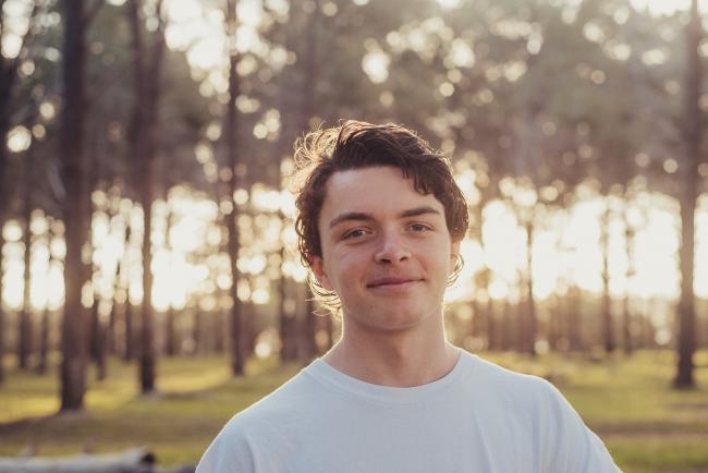 20181005-DSC_0964 Boy smiling during Perth family photography session at The Pines Wanneroo