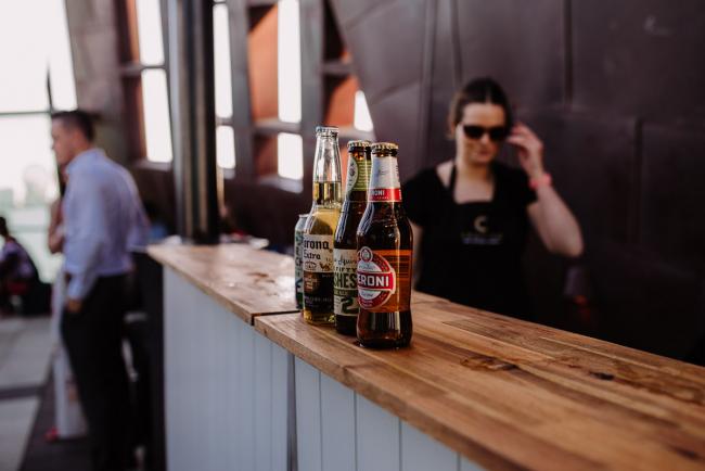 20181202-DSC_2569 bottles on the bar during Perth events photography session at The Bell Tower Perth