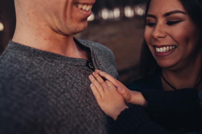 Perth-Maternity-Photographer-The-Pines-28-of-48 Little boy touching father's chest with Perth family photographer at The Pines