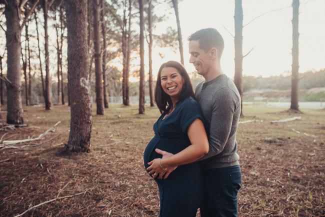 Perth-Maternity-Photographer-The-Pines-39-of-48 Pregnant couple with Perth maternity photographer at The Pines