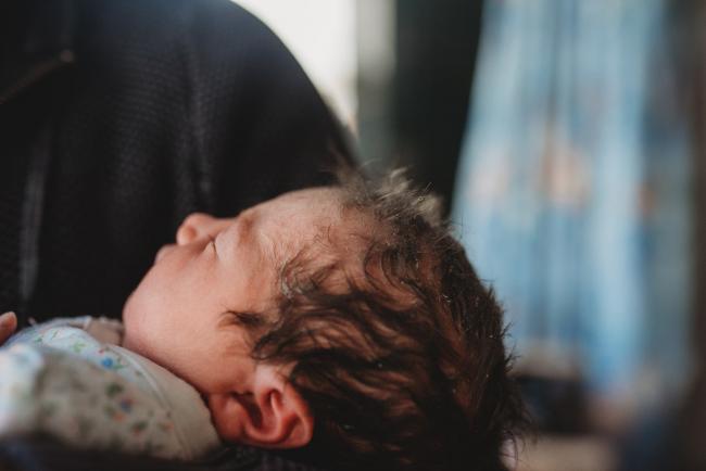 Newborn-and-Fresh-48-Photographer-Perth-SJOG-Mt-Lawley-11-of-51 New baby's hair with Perth Fresh 48 photographer at SJOG Mt Lawley