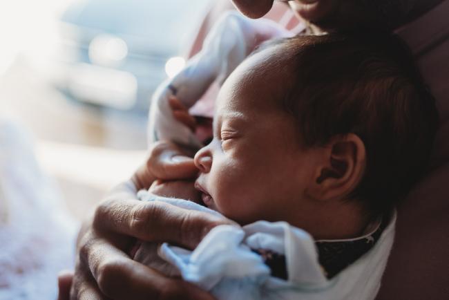 Perth-Newborn-Photographer-25-of-60 Close up of newborn baby with Perth newborn lifestyle photographer