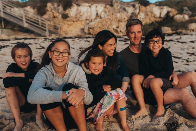 Family-Photographer-Perth-Burns-Beach-5-of-57 Family of 6 on beach at Burns Beach with Perth Family Photographer