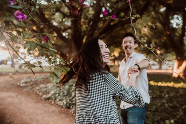 Family-Photographer-Perth-Hyde-Park-35-of-54 Couple dancing during Perth extended family session at Hyde Park with Perth family photographer