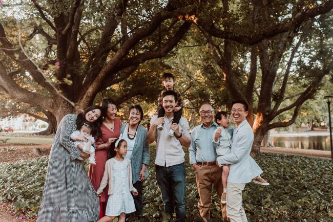 Family-Photographer-Perth-Hyde-Park-39-of-54 Extended family during Perth extended family session at Hyde Park with Perth family photographer