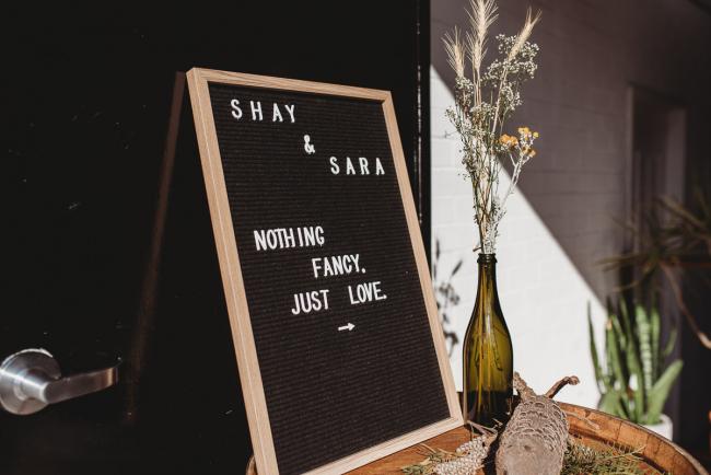 Welcome board at events photographer Perth