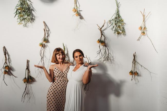 Women posing during a party at Cleaver St Event Space with Perth events photographer