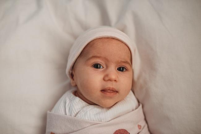 Newborn baby with Perth newborn lifestyle photographer